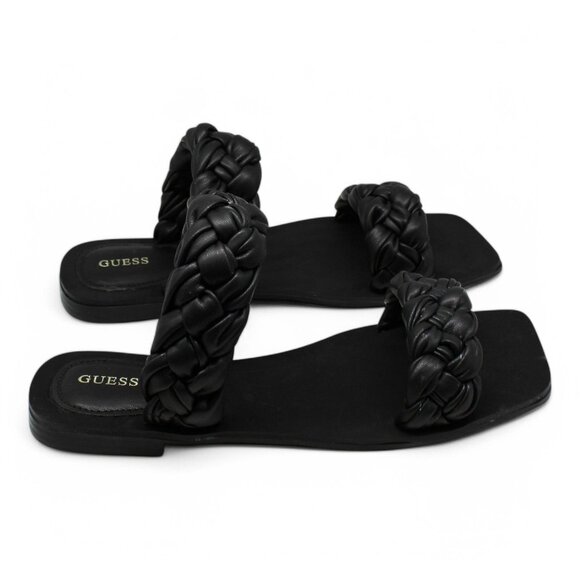 Guess Womens Raign Slip on Woven Slide Sandals - Picture 3 of 8